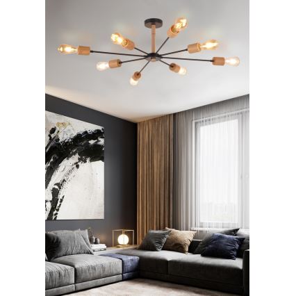 Top Light Star 8 - Suspension filaire 8xE27/40W/230V