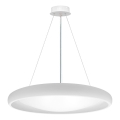 Top Light - Suspension filaire à intensité variable SALERNO LED/60W/230V 3000-6500K d. 60 cm blanc + télécommande