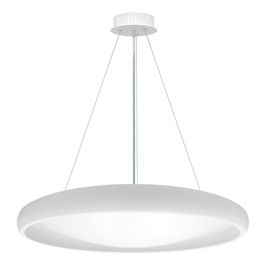 Top Light - Suspension filaire à intensité variable SALERNO LED/60W/230V 3000-6500K d. 60 cm blanc + télécommande