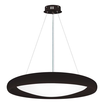 Top Light - Suspension filaire à intensité variable SALERNO LED/60W/230V 3000-6500K d. 60 cm noir + télécommande