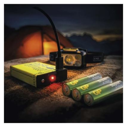 Torcia frontale ricaricabile ad intensità regolabile LED/3xAAA/1000 mAh 3,7V