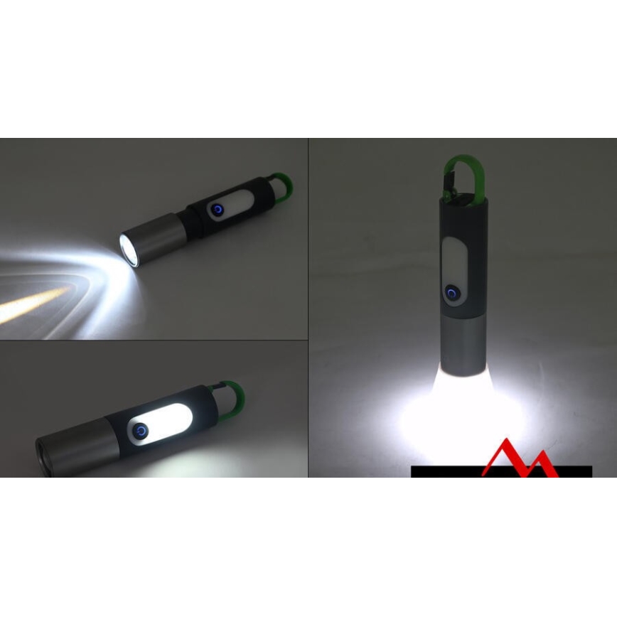 Torcia LED ricaricabile LED/10W/3,7V 750 lm 10h