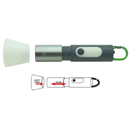 Torcia LED ricaricabile LED/10W/3,7V 750 lm 10h