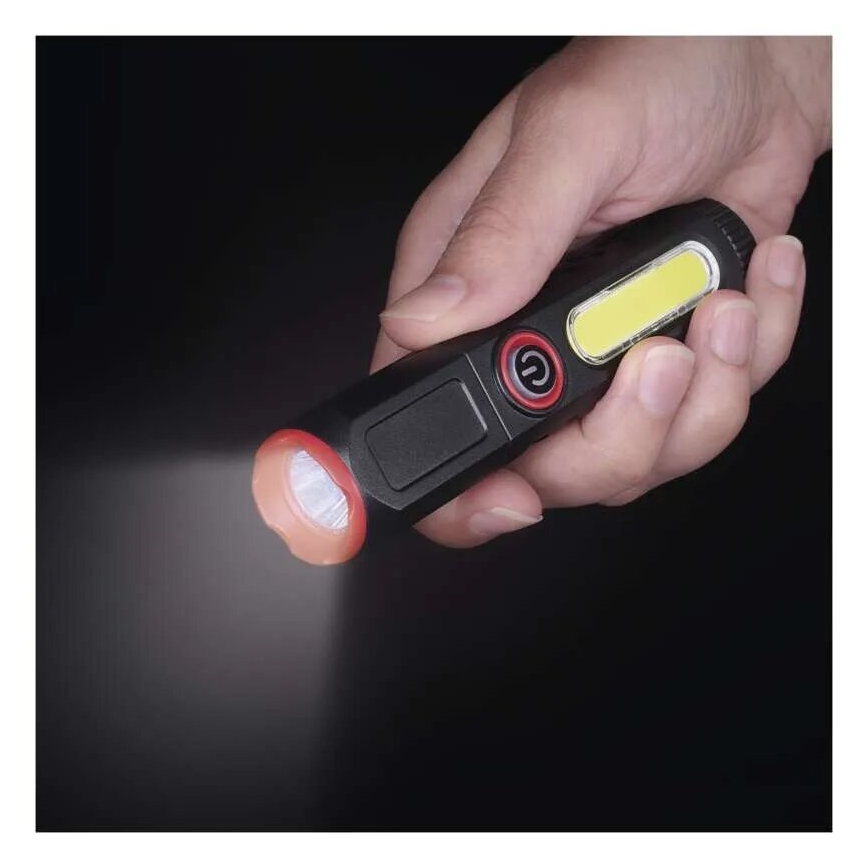 Torcia LED ricaricabile LED/USB/3,7V 120 lm 400 mAh