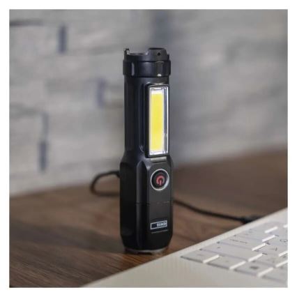 Torcia LED ricaricabile LED/USB/3,7V IP44 150 lm 1200mAh