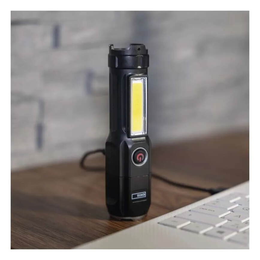 Torcia LED ricaricabile LED/USB/3,7V IP44 150 lm 1200mAh