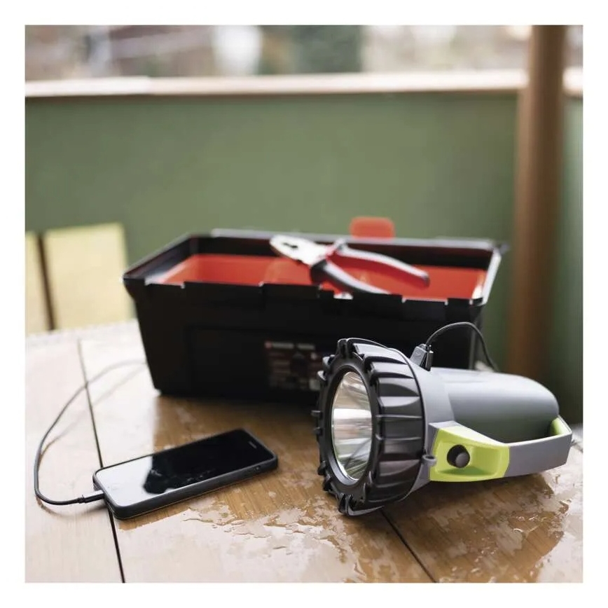 Torcia ricaricabile a LED/3,7V 4000 mAh