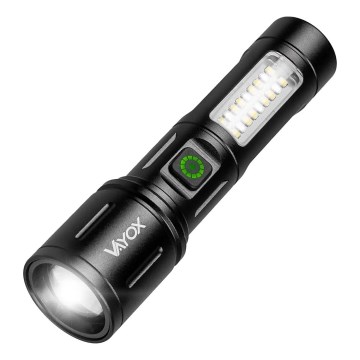 Torcia ricaricabile a LED dimmerabile con luce rossa LED/5W/5V IPX4 260 lucido 2000 mAh