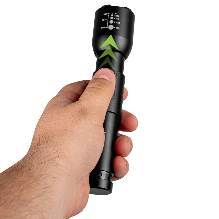 Torcia ricaricabile a LED Dimmerabile LED/20W/5V IPX4 800 brillante 2000 mAh