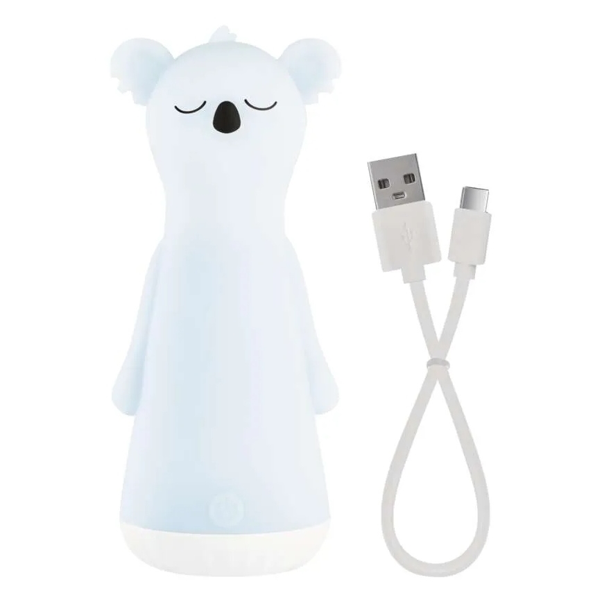 Torcia ricaricabile a LED dimmerabile per bambini 2 in 1 con luce notturna, 3,7V 1200 mAh