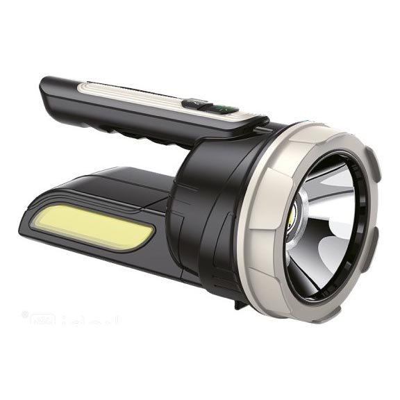 Torcia ricaricabile LED 2xLED/3W/5V 210 lm 1200 mAh nera
