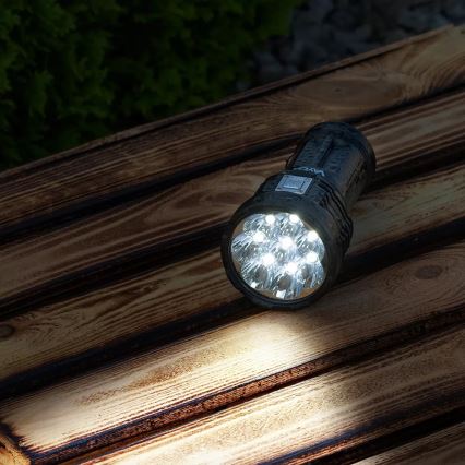 Torcia ricaricabile LED Dimmable LED/5V IPX4 600 shiny 1200 mAh