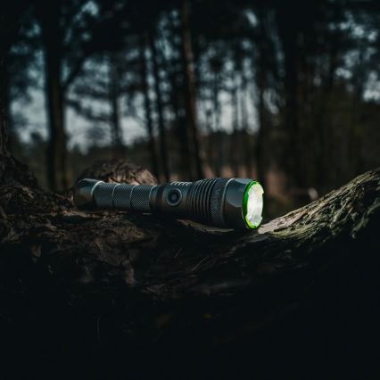 Torcia ricaricabile LED dimmerabile con funzione power bank LED/30W/5V IPX7 3000 lm 4000 mAh