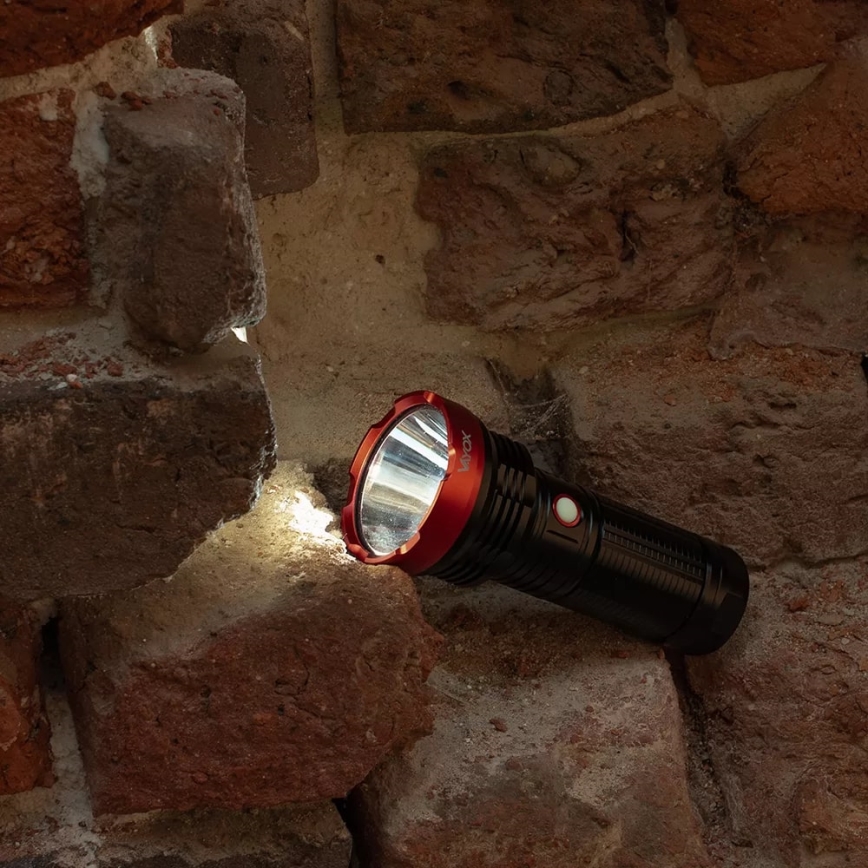 Torcia ricaricabile LED dimmerabile LED/20W/5V IPX5 2000 shiny 6000 mAh