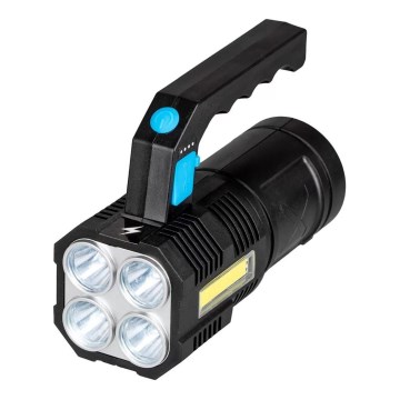 Torcia ricaricabile LED Dimmerabile LED/5V IPX4 250 brillante 1200 mAh