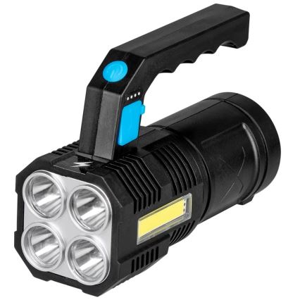 Torcia ricaricabile LED Dimmerabile LED/5V IPX4 250 brillante 1200 mAh
