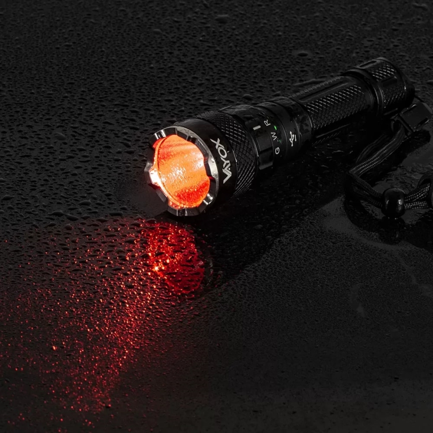 Torcia ricaricabile LED RGBW Dimmerabile LED/15W/5V IP66 1500 lucido 2000 mAh