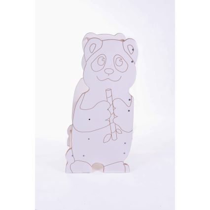 Torre di apprendimento PANDA bianco/acero