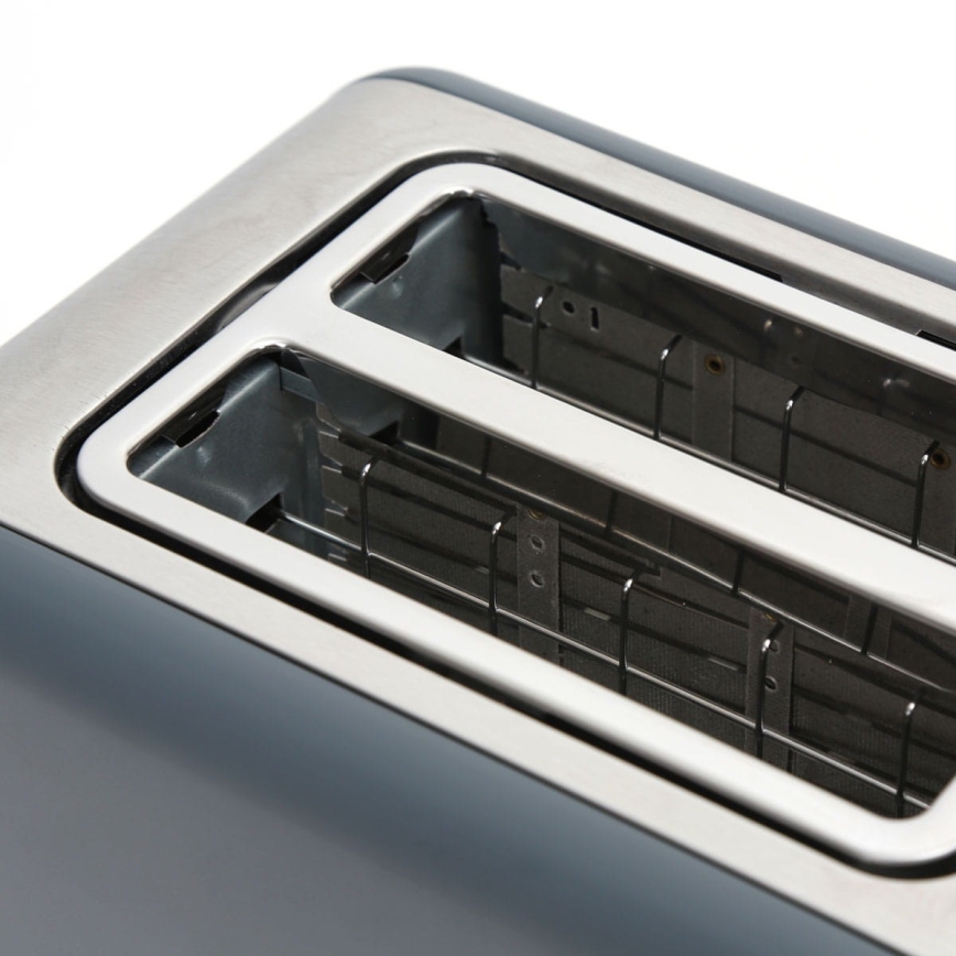 Tostapane a due fori 900W/230V inox/grigio