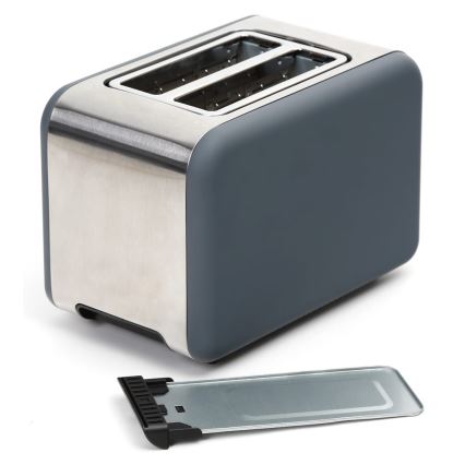 Tostapane a due fori 900W/230V inox/grigio
