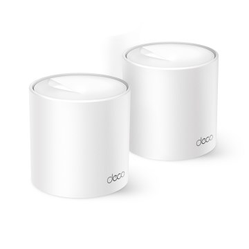 TP-Link - 2er-Set Wi-Fi 6 Mesh-System für das gesamte Zuhause Deco X10