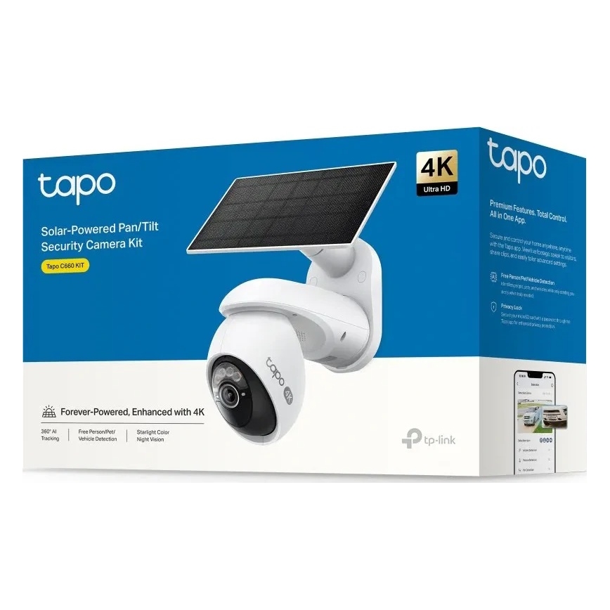 TP-Link - Außen-Solarkamera IP65 Wi-Fi