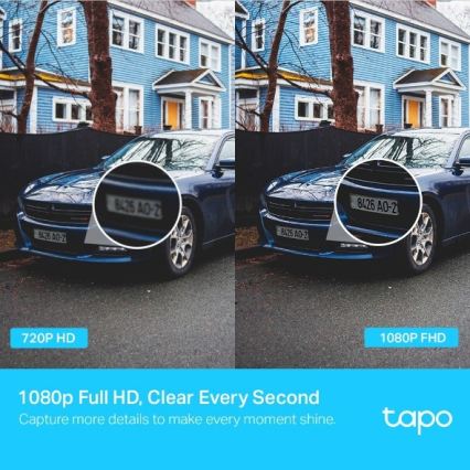 TP-Link - Außenkamera mit Sensor, Schutzart IP65, Wi-Fi