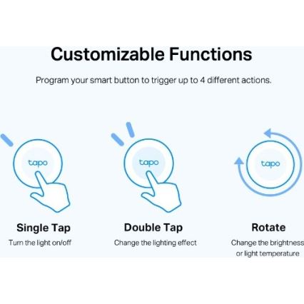 TP-Link - Bouton connecté 1xCR2032 Wi-Fi
