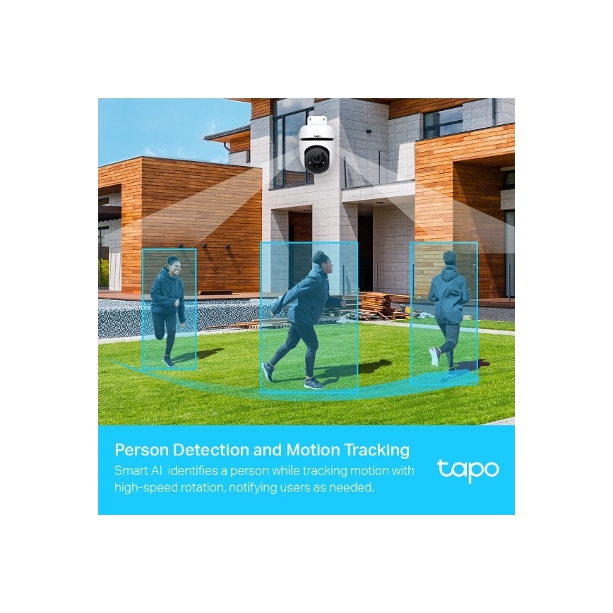 TP-Link - Caméra extérieure IP65 Wi-Fi