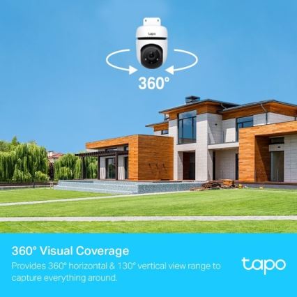 TP-Link - Caméra extérieure IP65 Wi-Fi