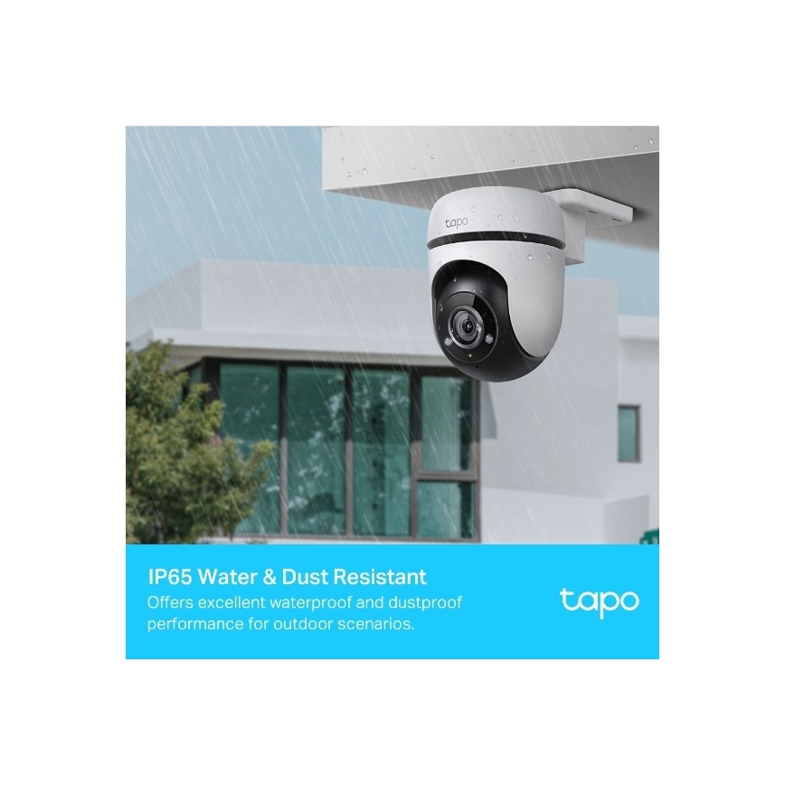 TP-Link - Caméra extérieure IP65 Wi-Fi