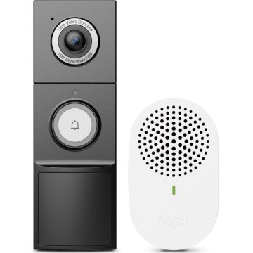 TP-Link - Campanello video intelligente con sensore, risoluzione 2K, batteria 10000 mAh, grado di protezione IP66, Wi‑Fi