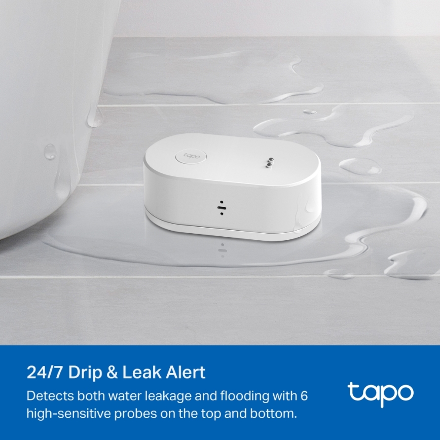 TP-Link - Capteur de fuite d'eau intelligent Wi-Fi (2x AAA)