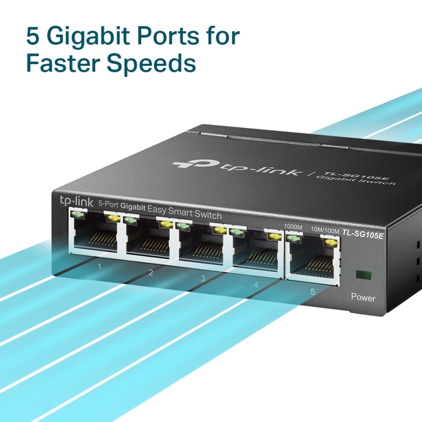 TP-Link - commutateur Easy Smart gigabit 5 ports