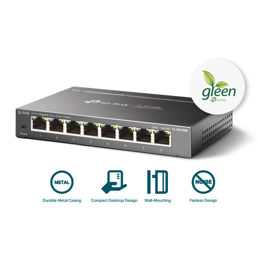 TP-Link - Commutateur Easy Smart Gigabit 8 ports