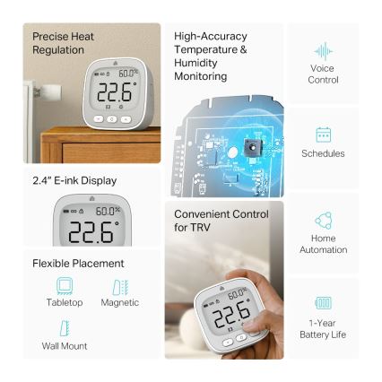 TP-Link - Digitaler Thermostat 2xAAA
