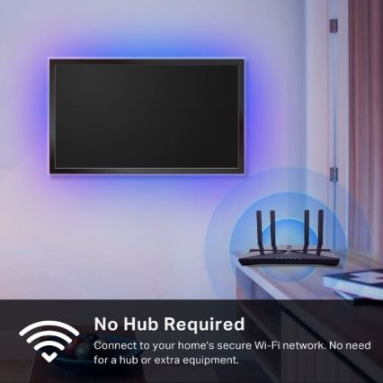 TP-Link - Dimmbarer LED-RGBW-Streifen 5 m, 13 W, 230 V, Wi-Fi