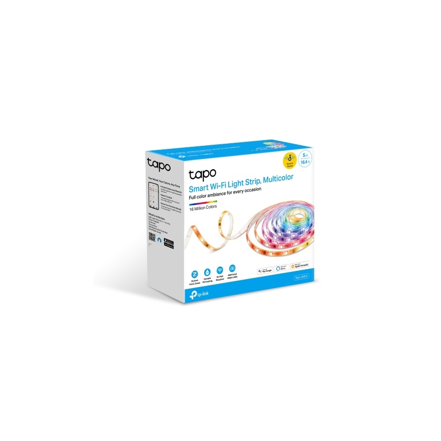 TP-Link - Dimmbarer LED-RGBW-Streifen 5 m, 13 W, 230 V, Wi-Fi