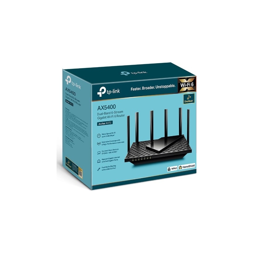 TP-Link - Dualband-Gigabit-Wi-Fi-6-Router