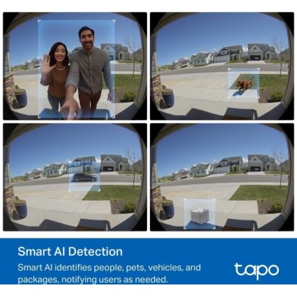 TP-Link - Smart Video-Türklingel mit Sensor 2K 10000 mAh IP66 Wi-Fi