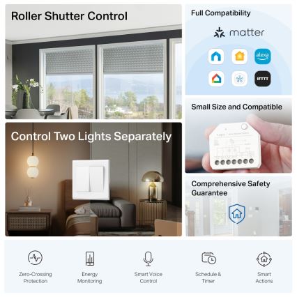 TP-Link - Module d'interrupteur intelligent MATTER