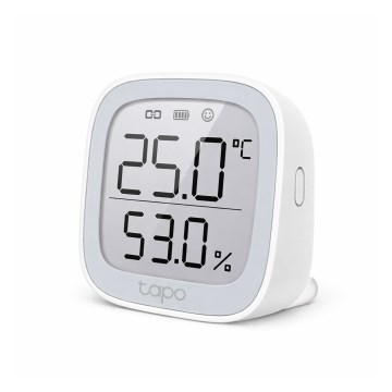 TP-Link - Monitor intelligente per la misurazione di temperatura e umidità, alimentato da 2 batterie AAA, Wi-Fi