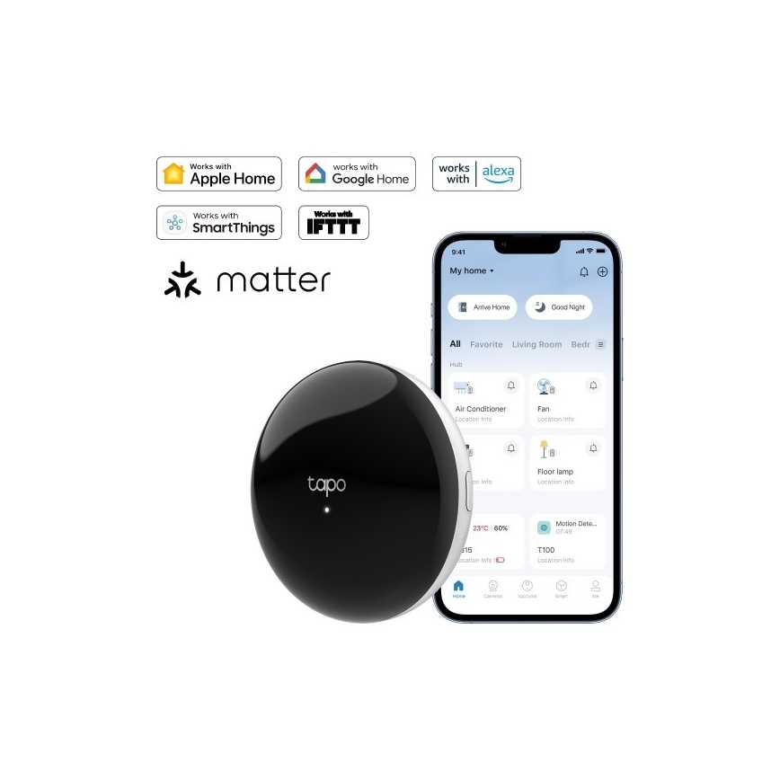 TP-Link - Passerelle infrarouge intelligente Hub MATTER Wi-Fi