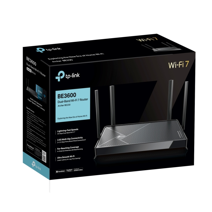 TP-Link - Router Wi‑Fi 7 a doppia banda Archer BE230