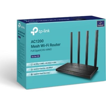 TP-Link - Routeur sans fil Gigabit MU-MIMO Archer C6 V3.2 Wi-Fi