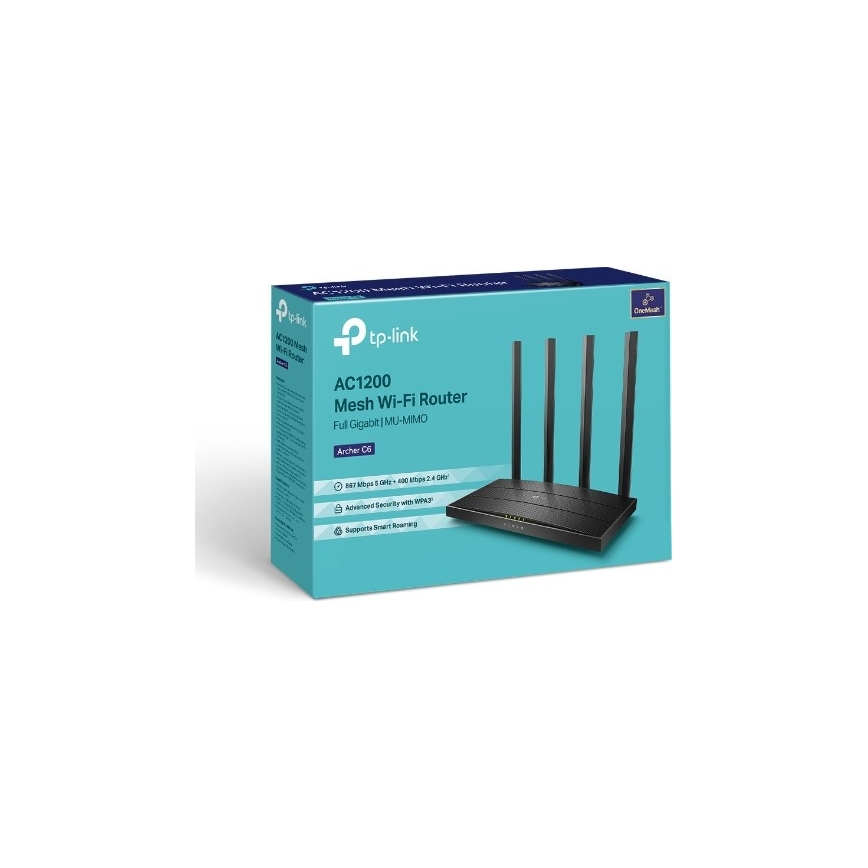 TP-Link - Routeur sans fil Gigabit MU-MIMO Archer C6 V3.2 Wi-Fi
