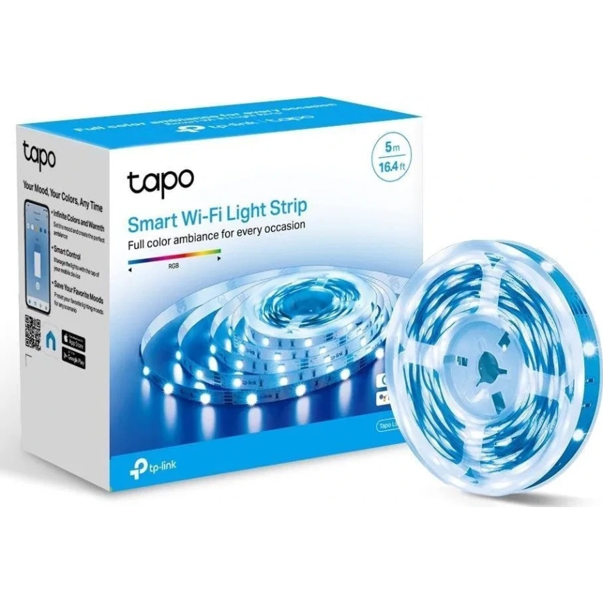 TP-Link - Ruban LED RGBW dimmable 5 m LED/13,5W/230V Wi-Fi