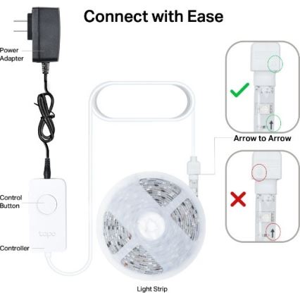 TP-Link - Ruban LED RGBW dimmable 5 m LED/13W/230V Wi-Fi