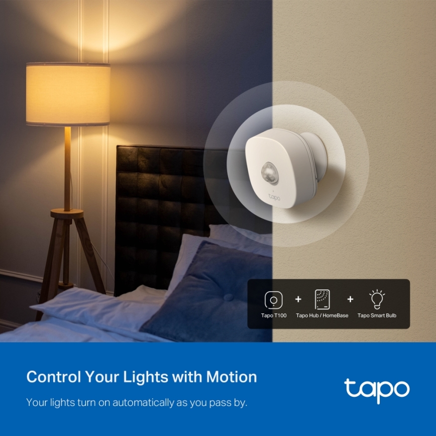 TP-Link - Sensore di movimento intelligente 1xCR2450