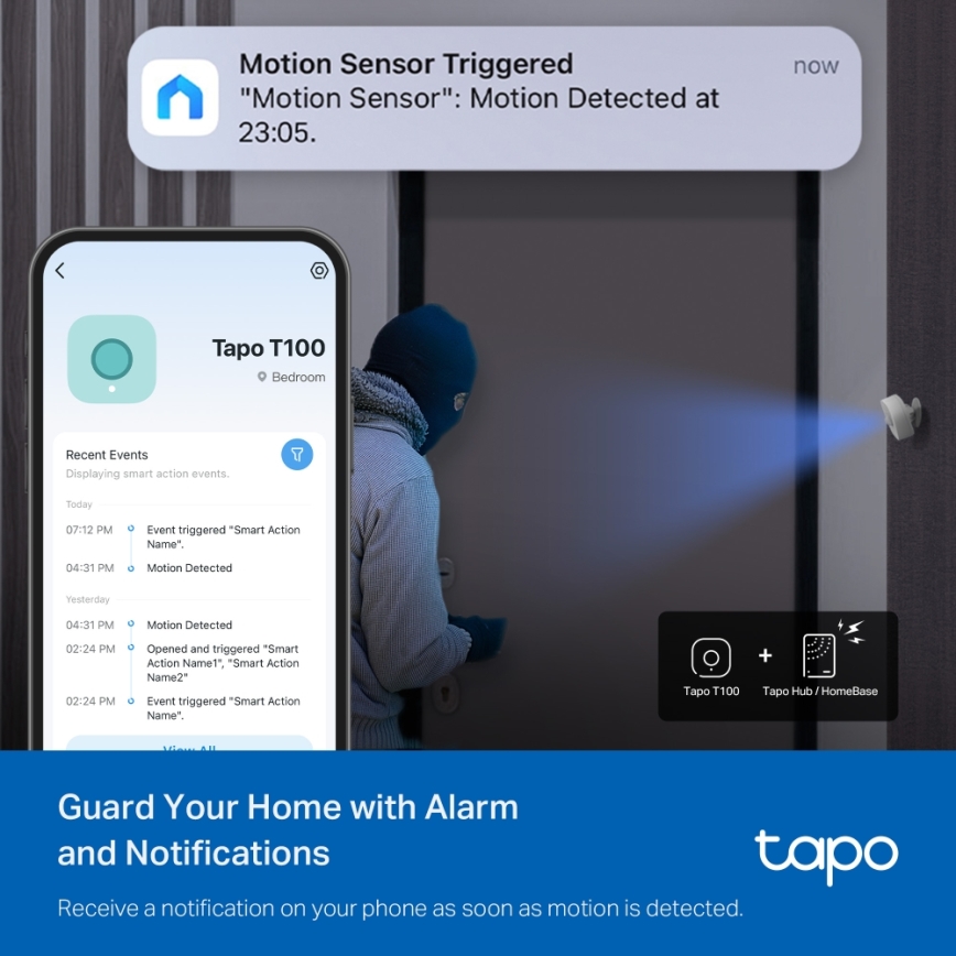 TP-Link - Smart-Bewegungsmelder 1xCR2450 Wi-Fi